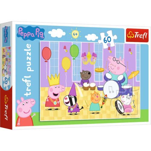 Puzzle Swinka Peppa na balu 60