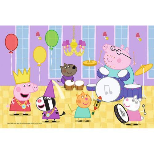 Puzzle Swinka Peppa na balu 60