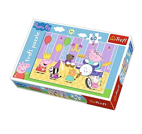 Puzzle Swinka Peppa na balu 60