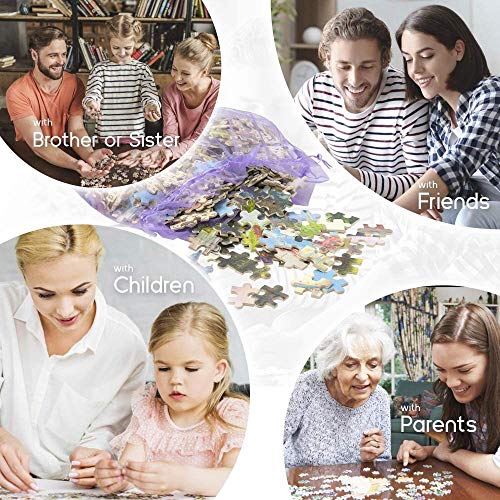 Puzzle,Rompecabezas De 1000 Piezas para Adultos, Rompecabezas De Madera del Mundo del Océano, Pescado Gratis, Desafío De Juego Rompecabezas Niños, Juguete Intelectual Educativo Familiar Descomprim