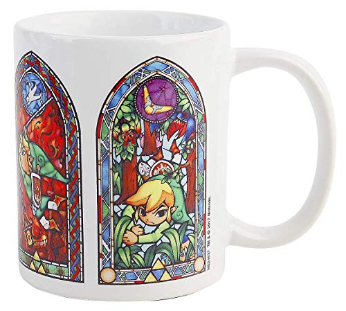 Pyramid International Taza De The Legend Of Zelda Modelo Stained Glass + Pixo Pixo- Puzzle (ZL001)