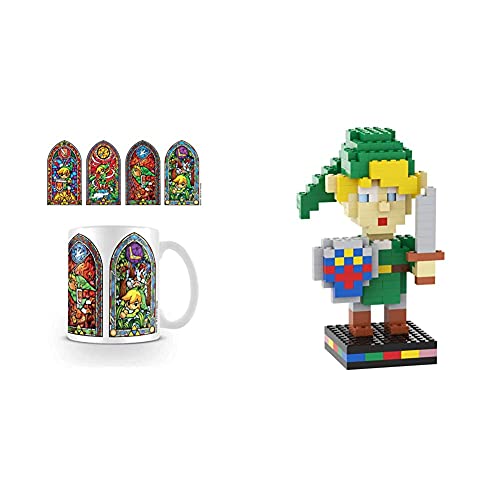 Pyramid International Taza De The Legend Of Zelda Modelo Stained Glass + Pixo Pixo- Puzzle (ZL001)