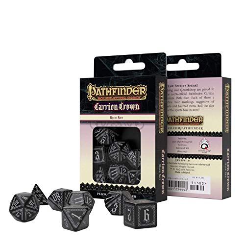 Q-workshop Set de Dados Pathfinder Carrion Crown