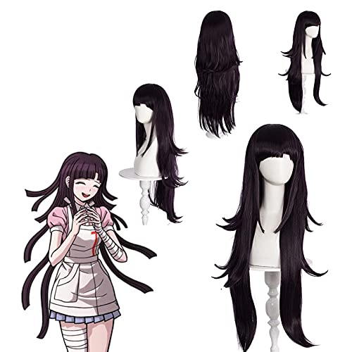 QDX Mikan Tsumiki Disfraz de cosplay Super Danganronpa 2 Mikan Cosplay Anime Cosplay Disfraz de Halloween Cosplay Disfraz Conjunto completo XXL