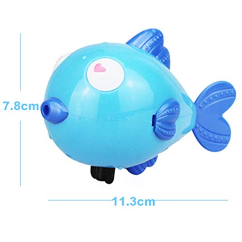 QiKun-Home Bebé Lindo Tortuga Peces Animales Juguete de baño Divertido Primavera natación Tortuga Creativo Juego de bañera para niños niñas