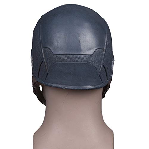 QQWE Capitán América Casco Máscara De Halloween Máscara Película Show Masquerade Fiesta Temática Cosplay,A-OneSize