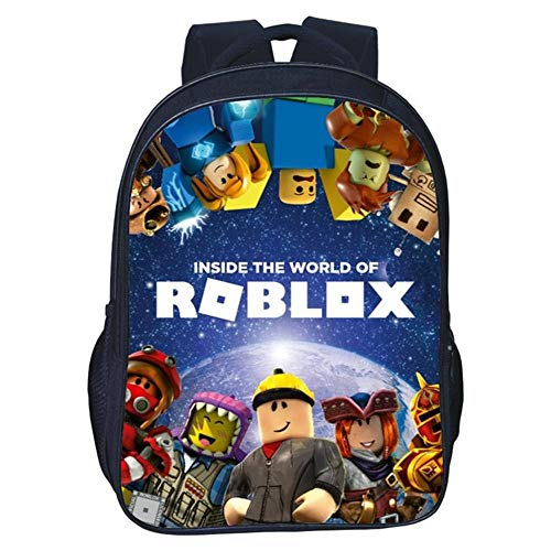 QWEIAS Mochila para niños - Roblox 3D Toddler Kids Mochila Escolar para niños pequeños - Rucksack para 3-10 años – Regalo F