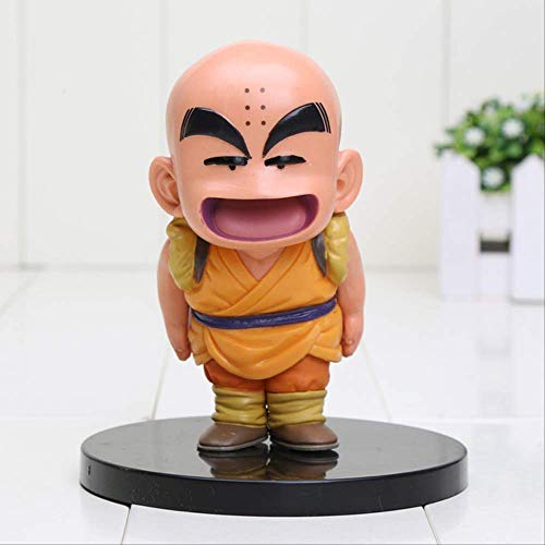 QWYU 12-16cm japonés Anime Dragon Ball Z Son Goku Krillin Super Saiyan Pvc Figura de acción Niños Juguetes Figuras Krillin