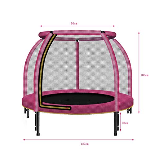 QWZ Trampolín Fitness Cama elástica Cubierta de Cama elástica Cama elástica hogar Infantil, protección de la Infancia Neto Cama elástica Cama elástica Pequeña Familia Trampolín Interior/Exterior