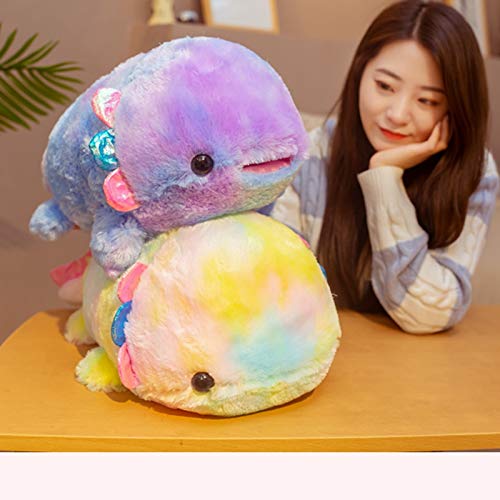 Rainbow Muñeca De Peluche Axolotl Peluche Juguetes De Peluche Juguetes Mimados para Niños Boys Galles Regalos Arco Iris Púrpura