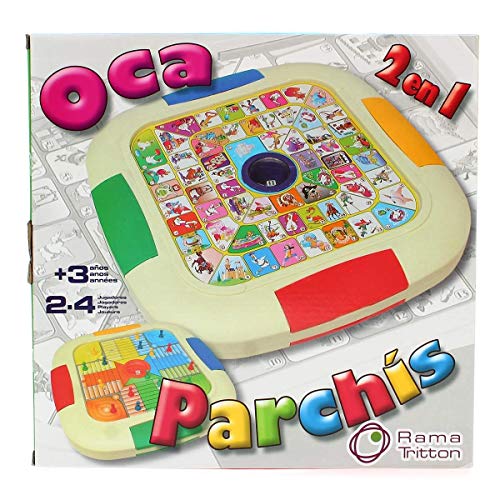 RAMA TRITTON- Juego PARCHIS 4 Y OCA, Multicolor (28157)