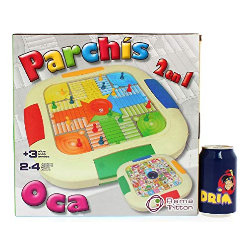 RAMA TRITTON- Juego PARCHIS 4 Y OCA, Multicolor (28157)