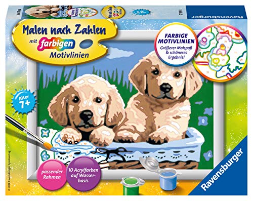 Ravensburger-00.027.839 Dulces cachorros de perros, color carbón (00.027.839)