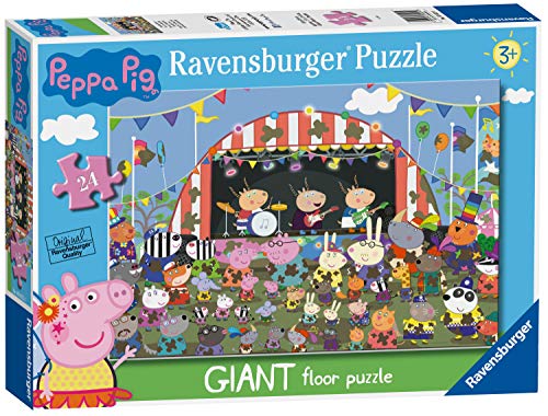 Ravensburger 030224 Puzzle Peppa Pig - 24 Piezas Giant Puzzle, Rompecabezas para Niños y Niñas, Edad Recomandada 3+