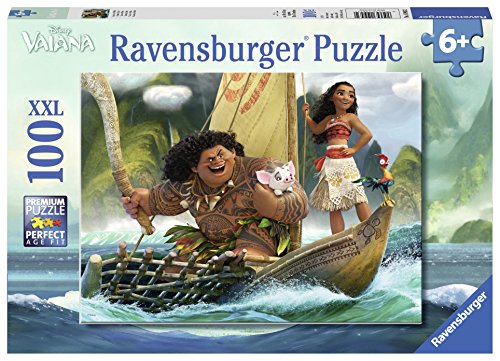 Ravensburger 10943 - Puzzle Vaiana y Maui 100 piezas , Modelos/colores Surtidos, 1 Unidad