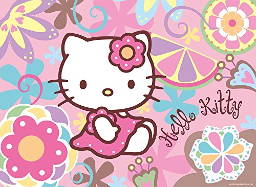 Ravensburger 14010 - Hola Kitty Kitty Flower Power - 300 del Pedazo del Rompecabezas