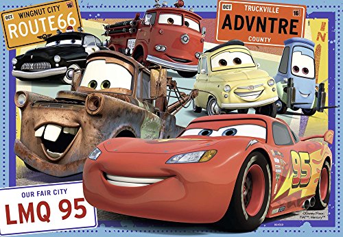 Ravensburger, Disney Cars The Movie Puzzle 2x24, Multicolor (1)