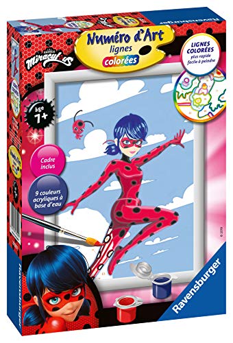 Ravensburger- Numéro d'art-Petit Tales of Ladybug & Cat Noir Miraculous Ladybug Ocio Creativo, Color (4005556285099)