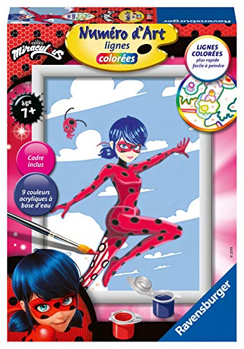 Ravensburger- Numéro d'art-Petit Tales of Ladybug & Cat Noir Miraculous Ladybug Ocio Creativo, Color (4005556285099)