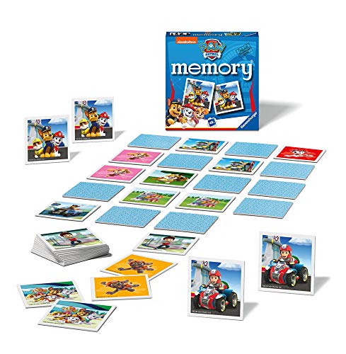 Ravensburger Paw Patrol - Mini Juego de Memoria para niños a Partir de 3 años