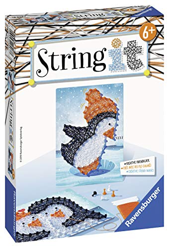 Ravensburger Pingouin 18067 String it Mini-Juego de Mesa con pingüinos, Color 1