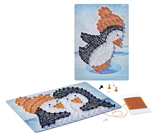 Ravensburger Pingouin 18067 String it Mini-Juego de Mesa con pingüinos, Color 1