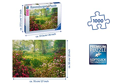 Ravensburger Puzzle 1000 Piezas, Naturaleza en Flor, Colección Fotos y Paisajes, Puzzle para Adultos, Rompecabezas Ravensburger [Exclusivo en Amazon]