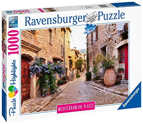 Ravensburger Puzzle, Puzzle 1000 Piezas, Francia, Colección Mediterranean Places, Puzzles para Adultos, Rompecabezas Ravensburger de Alta Calidad, Puzzles Paisajes Adultos