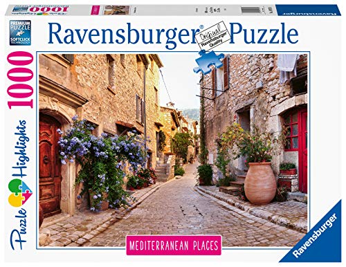 Ravensburger Puzzle, Puzzle 1000 Piezas, Francia, Colección Mediterranean Places, Puzzles para Adultos, Rompecabezas Ravensburger de Alta Calidad, Puzzles Paisajes Adultos