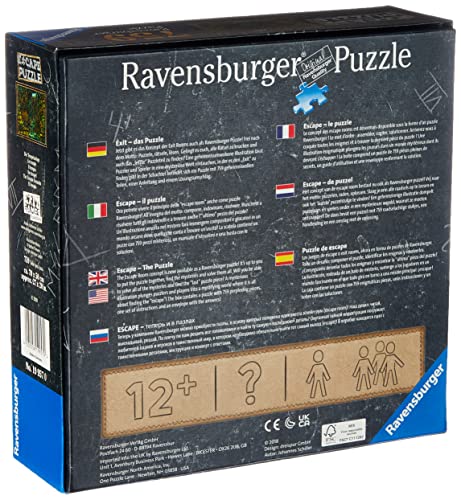 Ravensburger Puzzle, Puzzle Escape the Puzzle, El Templo, 759 Piezas, Puzzle Adultos, Edad Recomendada 12+, Rompecabeza Adultos de Calidad