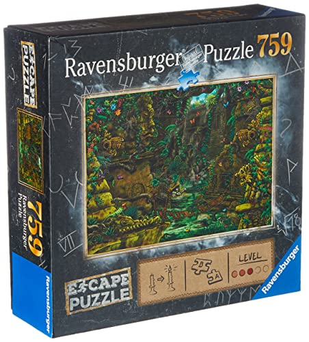 Ravensburger Puzzle, Puzzle Escape the Puzzle, El Templo, 759 Piezas, Puzzle Adultos, Edad Recomendada 12+, Rompecabeza Adultos de Calidad