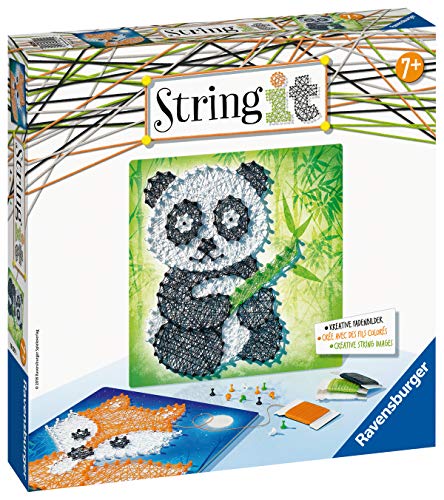 Ravensburger - String it Midi Panda & Zorro ( Ravensburger 18029) , color/modelo surtido