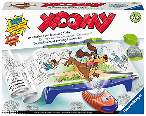 Ravensburger Xoomy Maxi A4 18142-Dibujar y Pintar para niños a Partir de 6 años, más de 300 diseños y Rollo de Papel de 3 m para una diversión Infinita de Dibujo, Color 1. (18142)