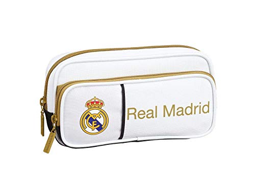 Real Madrid 1ª Equipación 18/19 Estuches portatodo y portaflautas, Unisex Adulto, Multicolor, Talla Única