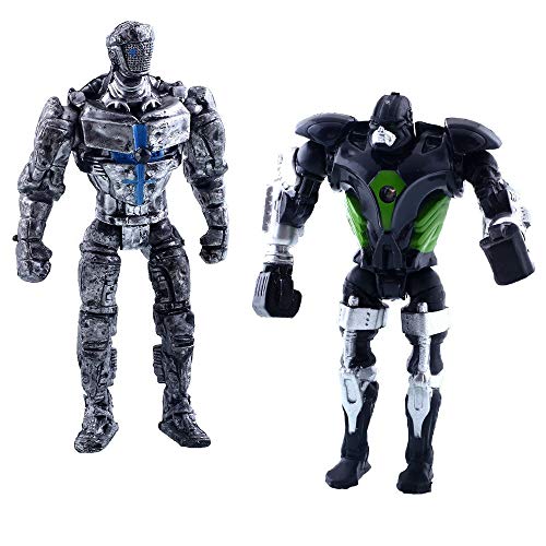 Real Steel 8 unids/set juguetes 5 pulgadas PVC acción figura átomo Midas Ambush Metro Ruido Iron Boy Zeus coleccionables juguetes regalo ideal