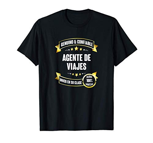 Regalos para AGENTE DE VIAJES Genuino & Confiable Camiseta