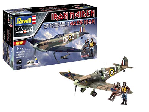 Revell 05688 - Kit de Regalo para Iron Maiden Aces High Spitfire MK.V, 1/32