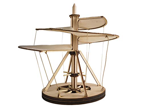 Revell- Aerial Screw (500 Years Leonardo da Vinci) Escala 1:48 Modelo de Kit de Madera, Color (00515)