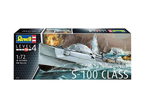 Revell-German Fast Attack Craft S-100, Escala 1:72 Kit de Modelos de plástico, Multicolor, 1/72 05162 5162