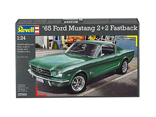 Revell Maqueta 1965 Ford Mustang 2 + 2 Fastback, Kit Modelo, Escala 1:24 (07065)