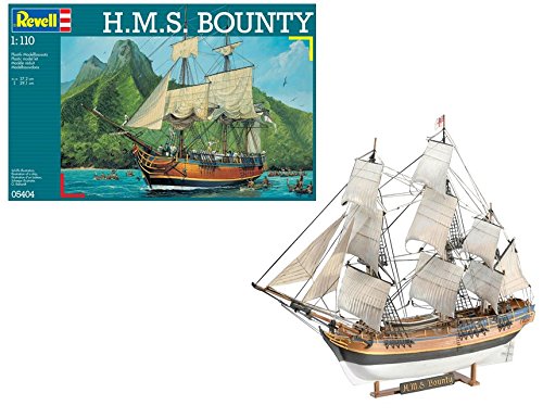 Revell Maqueta H.M.S. Bounty, Kit Modello, Escala 1:110 (5404) (05404)