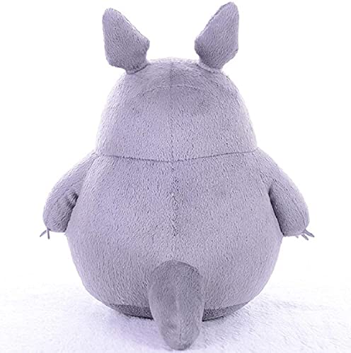 RKMJXJ 30 cm Gris Totoro Peluche Juguetes de Peluche Suave Peluche Anime Animado Almohada cojín Lindo Gato Gato Chinchillas niños cumpleaños