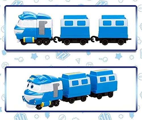 Robot Trains Temporada 2 Animación Coreana Personaje Die Casting Kay Deluxe Set 7 pulgadas de largo tren de juguete, edades 3 en adelante