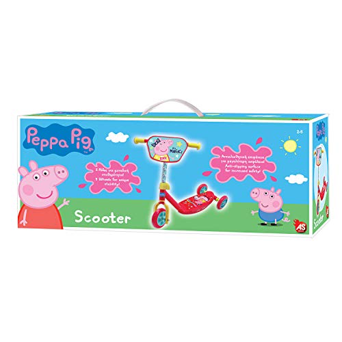 Rocco 5004-50184 - Patinete de 3 Ruedas Peppa Pig, Talla única