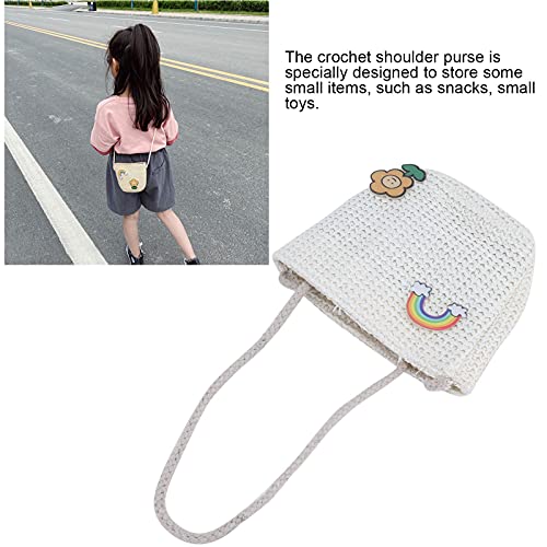 Rodi Bolso de ratán, Bandolera, Bandolera, para Mujer, para Hacer Compras, Viajar, para Fiestas(Rainbow)