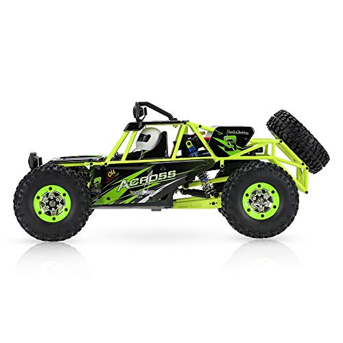 ROIY Control Remoto De Coches De Juguete, 4WD Eléctrico For Vehículos Todo Terreno, 1:12 Proporción De Radio De Alta Velocidad De Carreras De Coches, 2,4 GHz, Enredadera Monster Truck, Adecuado For Ni