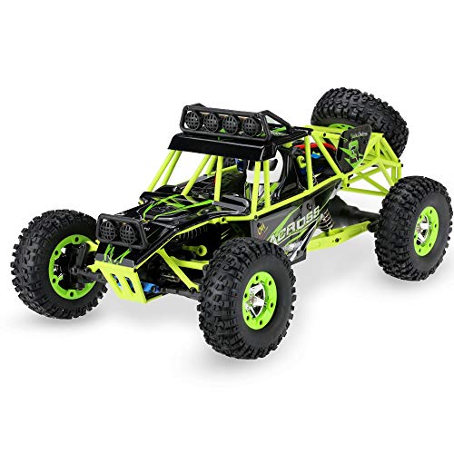 ROIY Control Remoto De Coches De Juguete, 4WD Eléctrico For Vehículos Todo Terreno, 1:12 Proporción De Radio De Alta Velocidad De Carreras De Coches, 2,4 GHz, Enredadera Monster Truck, Adecuado For Ni