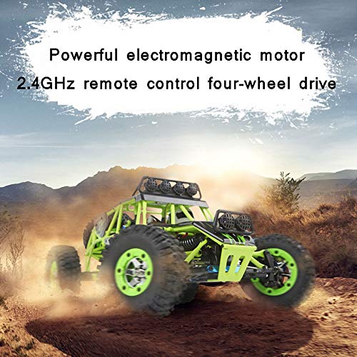 ROIY RC de control remoto de coches de juguete 1:12 regulador de radio de 2,4 GHz Proporción de carreras de alta velocidad 4WD eléctrico todo terreno campo a través del carro de monstruo de la enredad