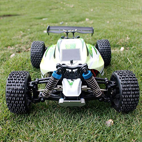 ROIY RC de control remoto de coches de juguete, 4WD eléctrico for vehículos todo terreno, 1:18 de radio de alta velocidad de carreras de coches, 2,4 GHz, enredadera Monster Truck, adecuado for niños y