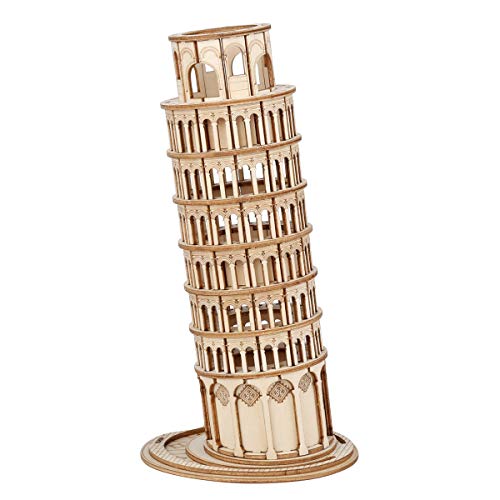 Rolife Puzzle 3D Maquetas Madera Kits para Adolescentes y Adultos (Leaning Tower of Pisa)